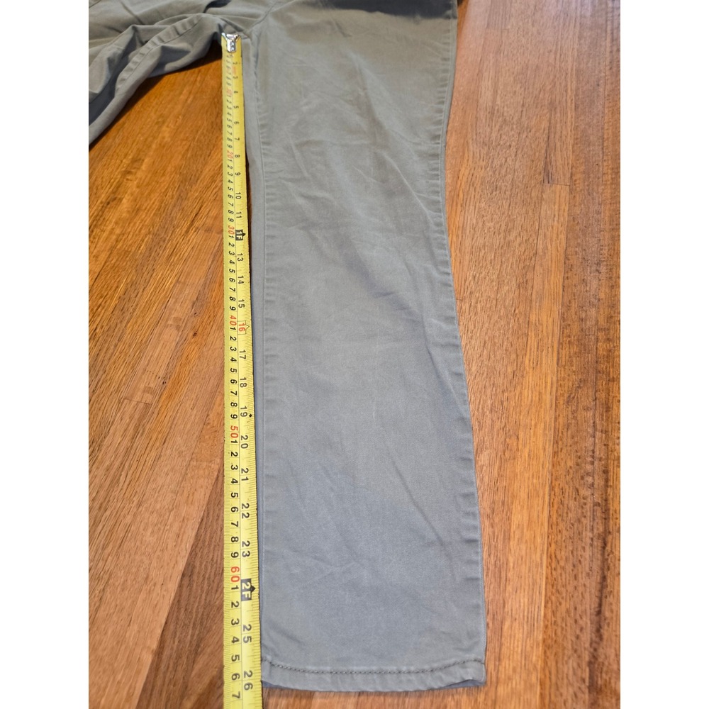 Westport Women 12 Olive Green Signature Fit Skinny Floral‎ Embroidered Pants - Picture 5 of 10